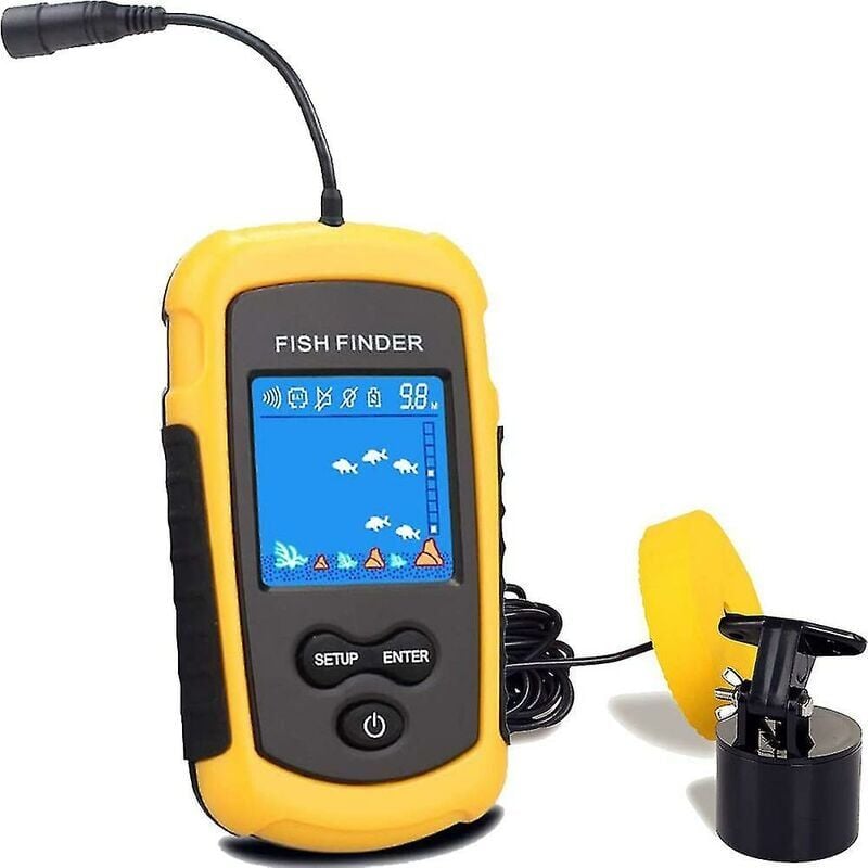 foto del prodotto snq trasduttore sensore sonar di profondit fish finder portatile