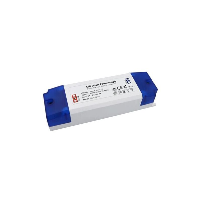 foto del prodotto snq trasformatore led 12v, trasformatore led 230v a 12v, driver trasformatore led 0 36w, alimentatore a tensione costante per illuminazione