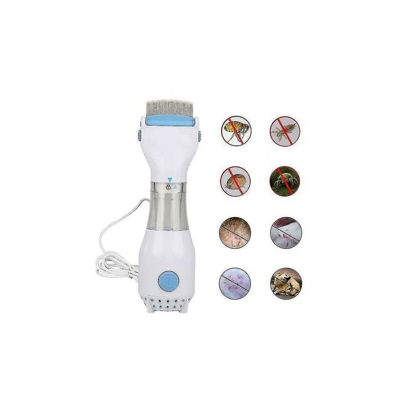 foto del prodotto snq trattamento pidocchi testa pettine elettrico per pidocchi pettine elettrico per pidocchi testa cattura pidocchi pet filter trattamento