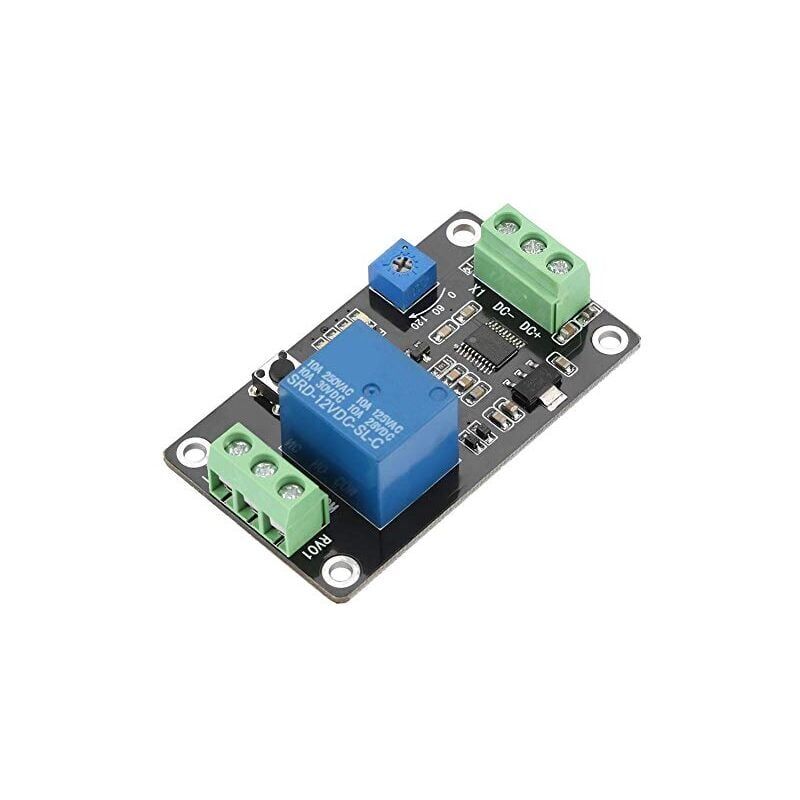 foto del prodotto snq trm01 modulo rel timer di ritardo modulo rel autobloccante multifunzionale con ritardo on off dc 5v 12v 24v