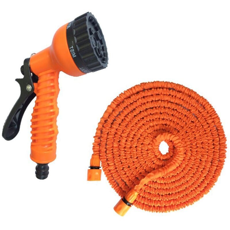 foto del prodotto snq tubo da giardino per esterni da 75 piedi, tubo da giardino espandibile, tubo flessibile per l acqua con connettore per il lavaggio dell auto e