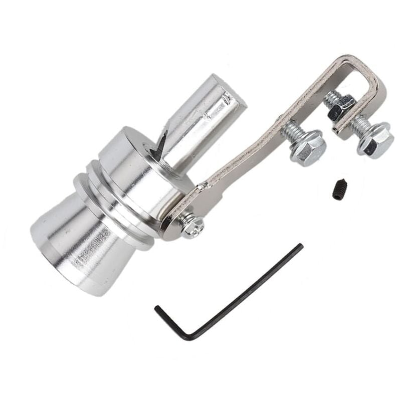 foto del prodotto snq turbo sound whistle, simulatore di suono turbo universale per tubo di scarico per motociclette, auto e moto da cross xl 