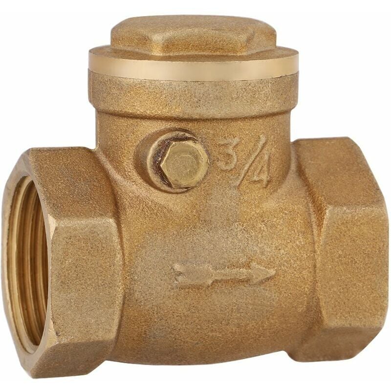 foto del prodotto snq valvola di ritegno jeffergarden dn20, valvola di ritegno a battente in ottone con filettatura femmina 3 4 bsp, valvola di ritegno