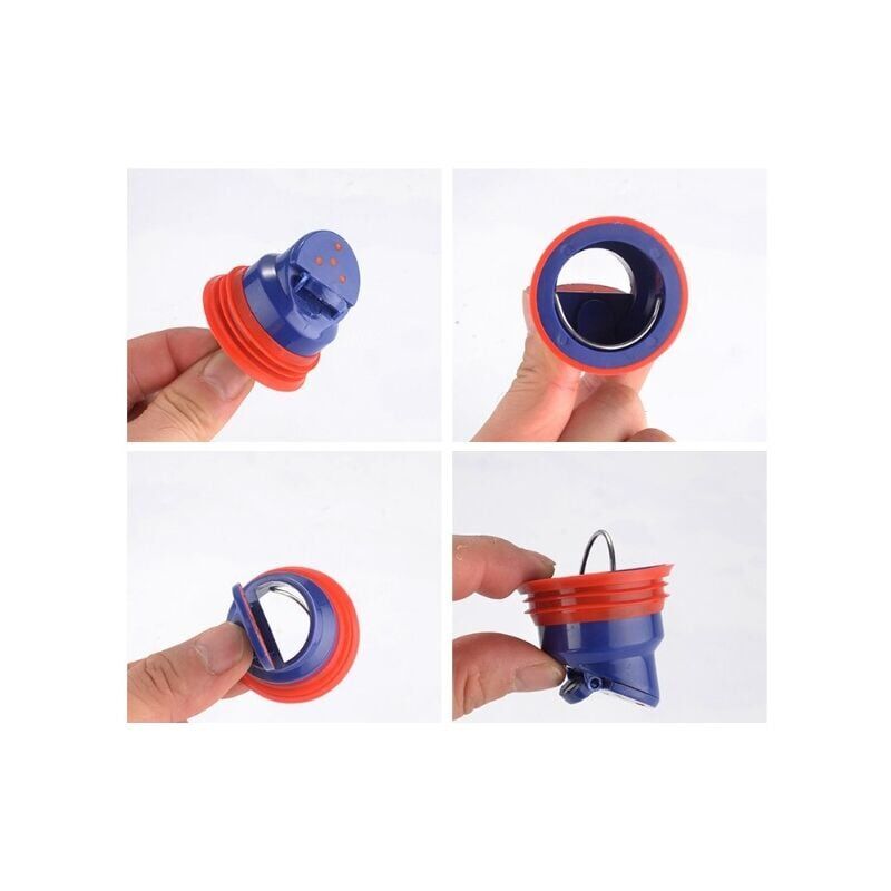foto del prodotto snq valvola di ritegno per pavimento doccia, levitazione magnetica, valvola di scarico unidirezionale, tappo rapido, vasca da bagno, 533542mm