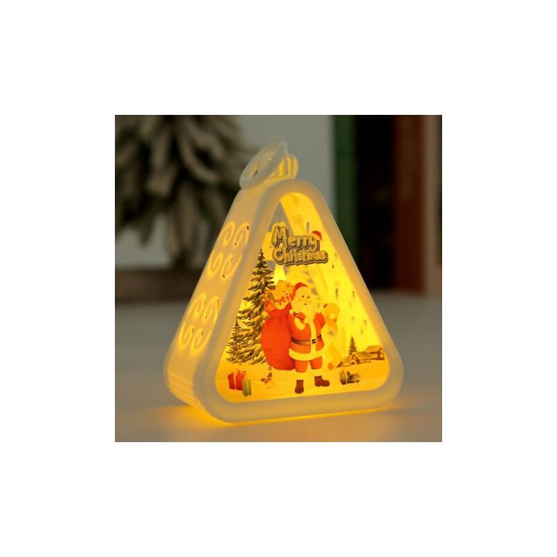 foto del prodotto snq veilleuse de d coration de no l r tro, cadeau lumineux, accessoires d affichage de bureau, lumi re d ambiance p re no l 