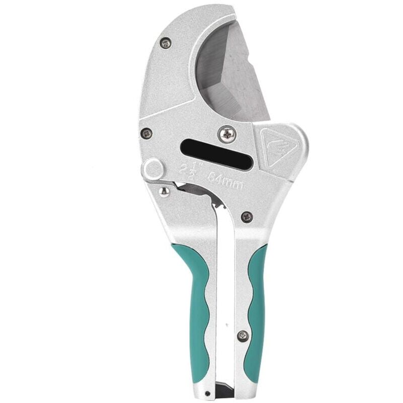 foto del prodotto snq w0203 tagliatubi da 2 1 2 pollici e 64 mm, forbici per il taglio di tubi in pvc, tubi in pp, tubi in pu, tubi in pe