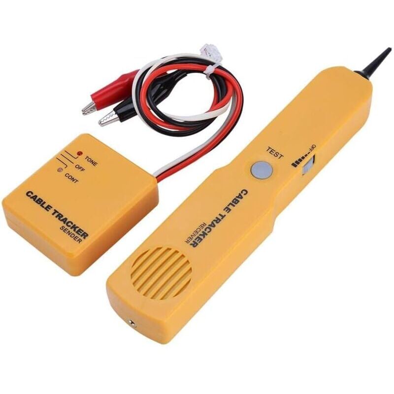 foto del prodotto snq wire tracker, tester per cavi elettrici di rete, generatore di toni e kit sonda, rilevatore di circuiti rj11, rilevatore di linea per