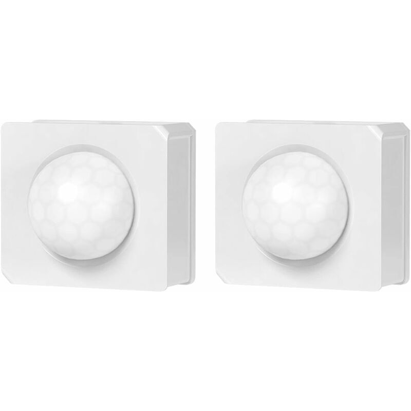 foto del prodotto snzb 03 sensore di movimento zigbee 2 pezzi, rilevatore di movimento wireless che consente di ricevere avvisi o attivare le luci per accendere,