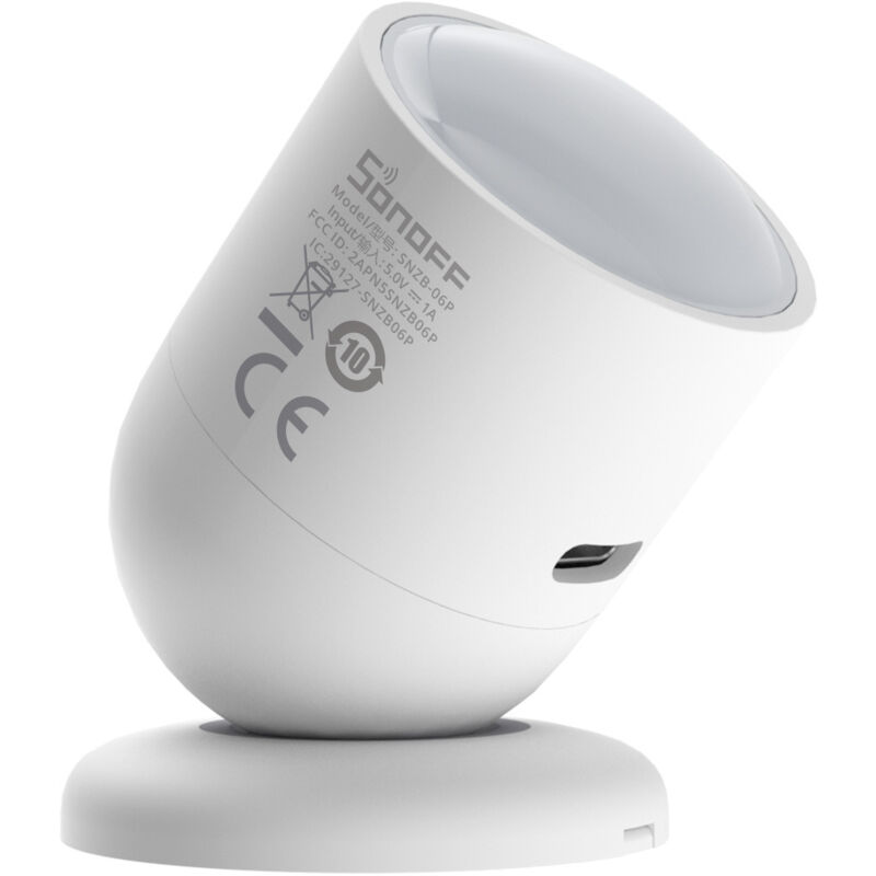 foto del prodotto snzb 06p sensore di movimento zigbee rilevatore di movimento wireless, sensore di presenza umana, richiede zigbee bridge, compatibile con