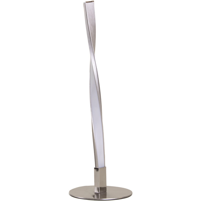 foto del prodotto sobremesa benta led 2.5w blanco neutro 4000k on off n quel satinado, blanco opal l mpara de mesa led de bajo consumo
