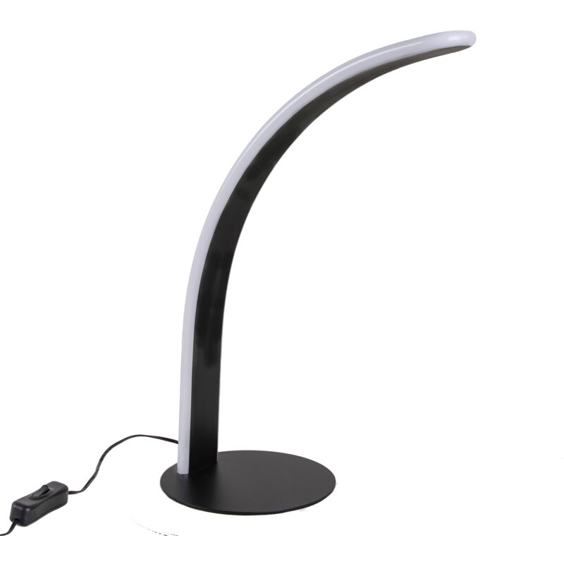 foto del prodotto sobremesa merme led 12w blanco neutro 4000k negro para interior de mesa en oficina, sala de estar, dormitorio