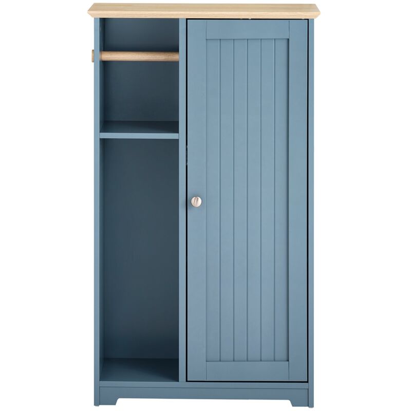 foto del prodotto sobuy com da bagno con portacarta igienica mobiletto armadietto da bagno grigio 50x21x86cm bzr189 hg