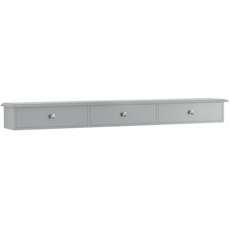foto del prodotto sobuy consolle con 3 cassetti libreria scaffale a scala libreria a scala grigio frg43 l hg