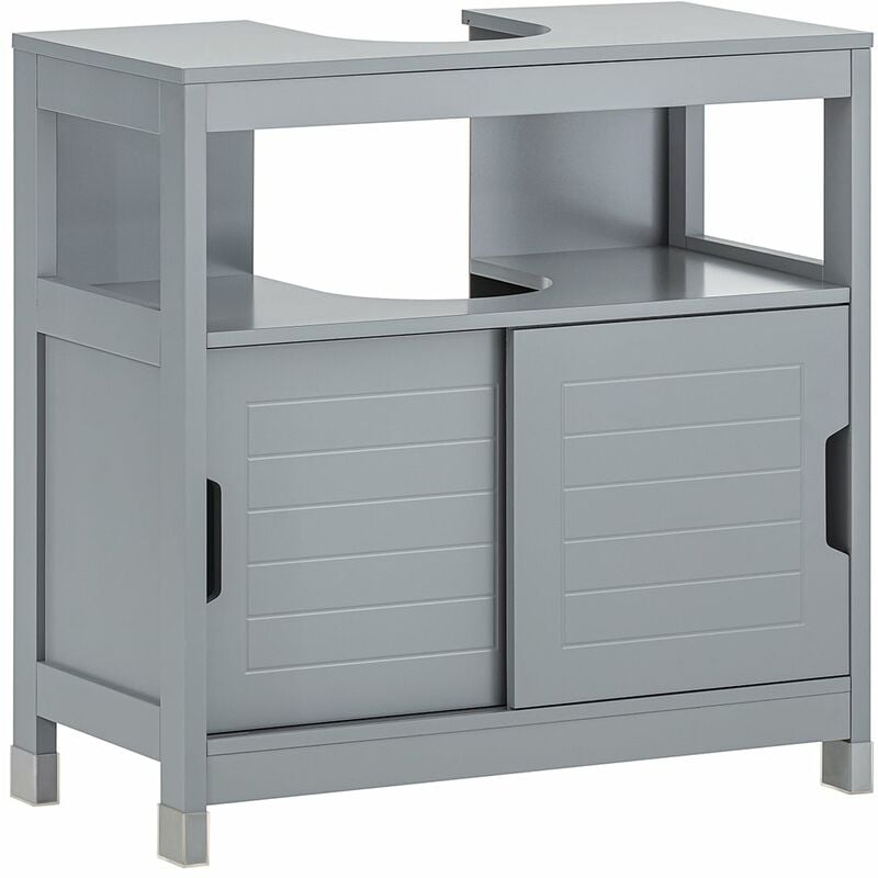 foto del prodotto sobuy mobile sottolavabo per bagno con poggiapiedi frg128 ii sg