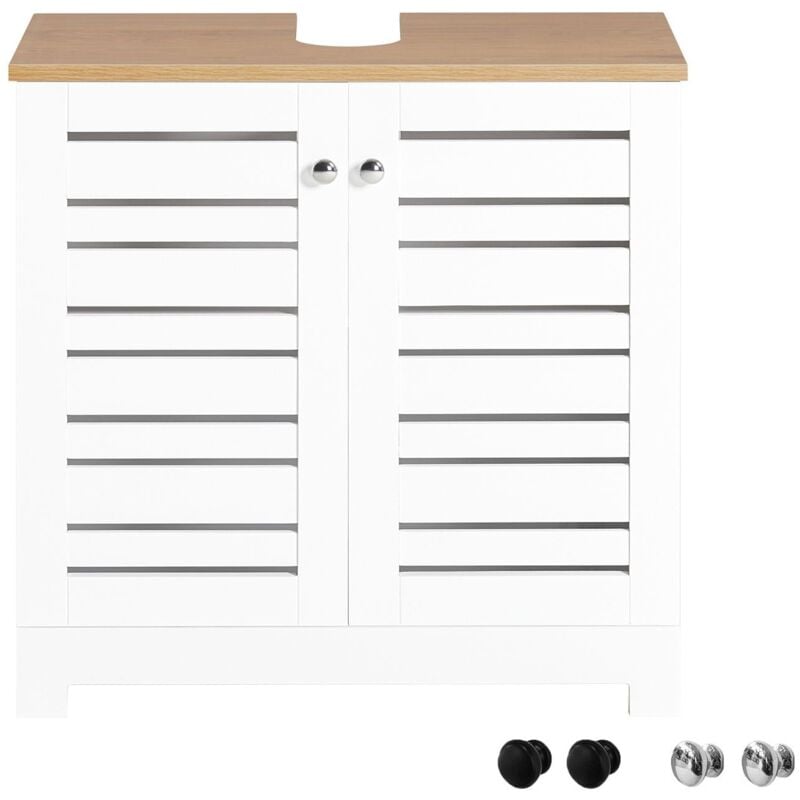 immagine 0 del prodotto sobuy mobile sottolavabo per bagno sottolavabo bagno mobile bagno sottolavabo bianco bzr40 w