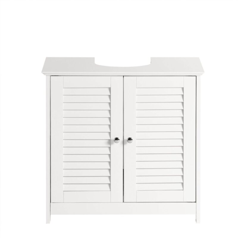 foto del prodotto sobuy mobiletto bagno cassettiera bagno armadietto bagno mobile sottolavabo per bagno bianco frg237 ii w