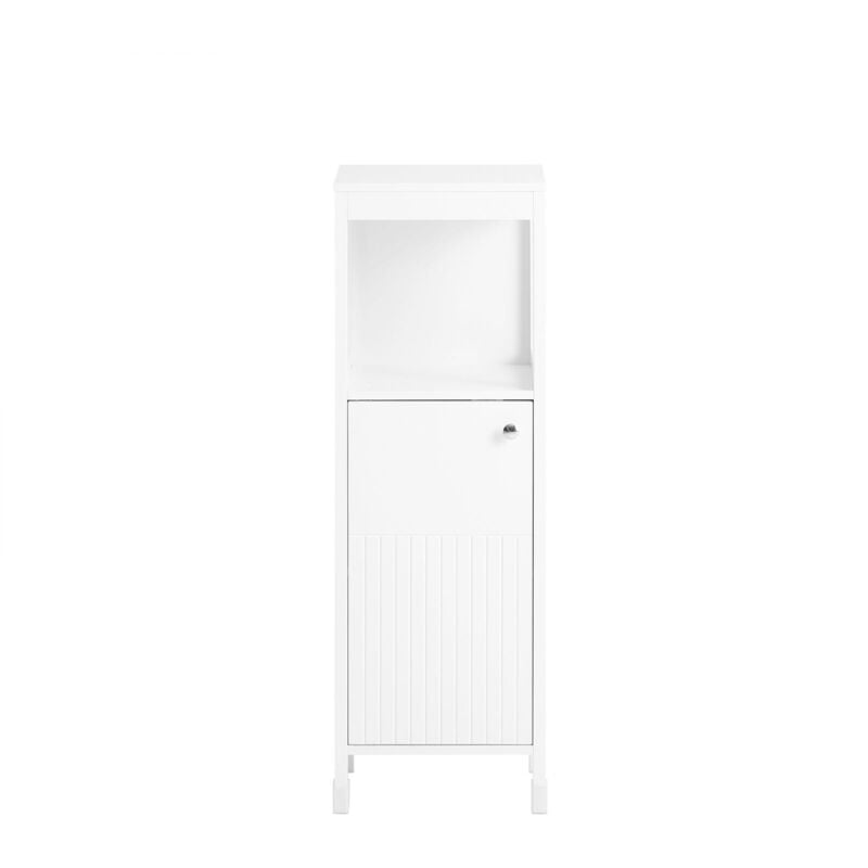 foto del prodotto sobuy mobiletto da bagno salvaspazio mobile cucina armadio bagno bianco 30x30x89cm bzr186 w