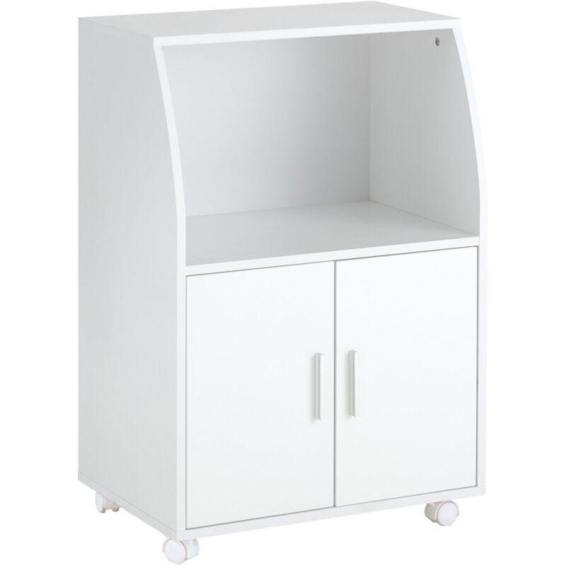 foto del prodotto sobuy mobiletto per forno a microonde,carrello da cucina,credenza,frg241 w