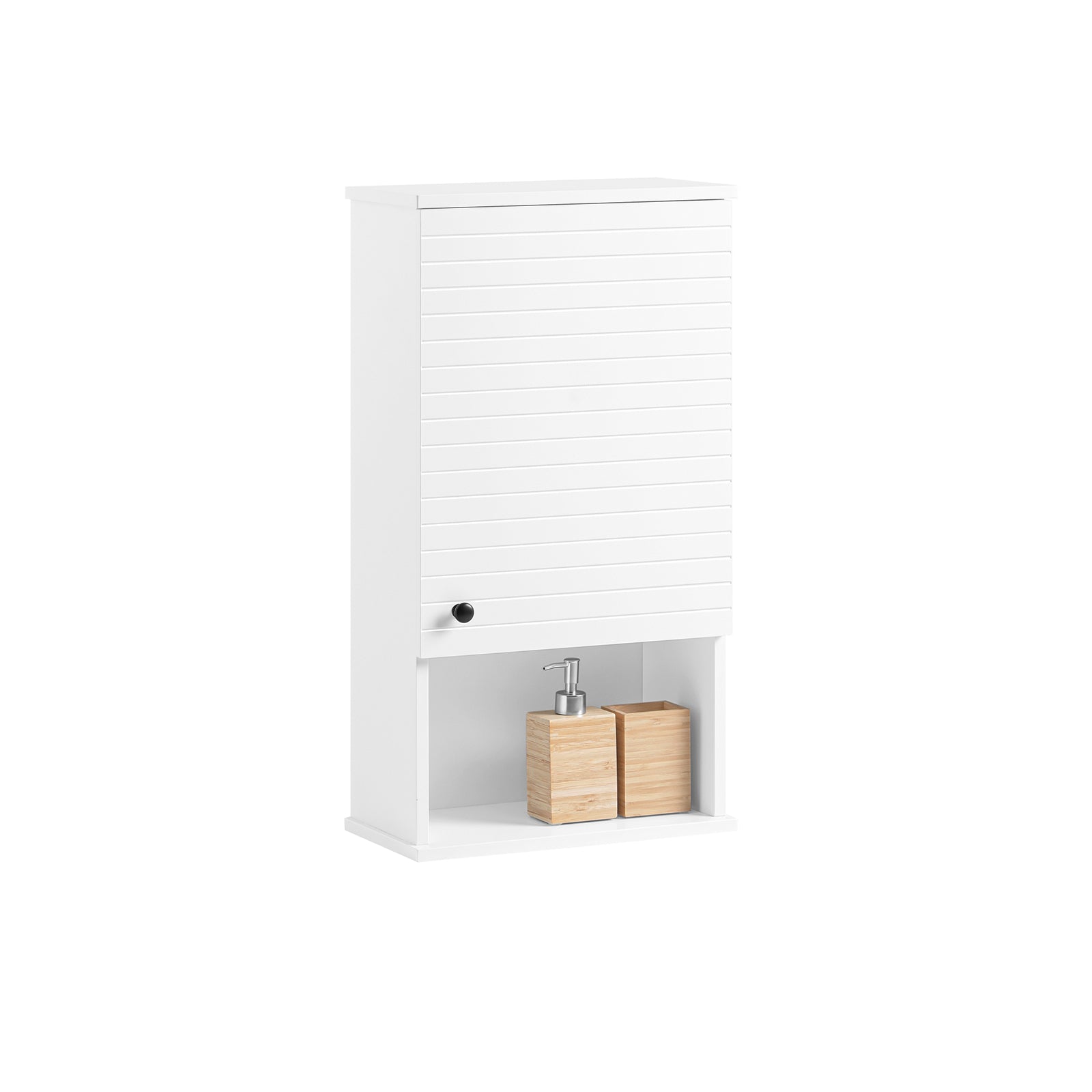 foto del prodotto sobuy pensile bagno sospeso l40p21a76 cm colore bianco bzr25 w