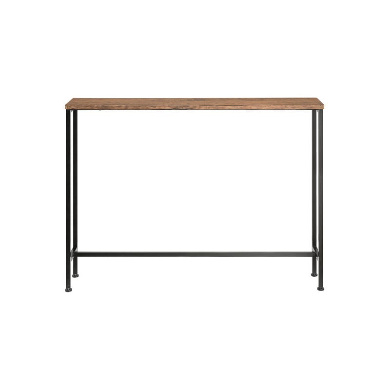 foto del prodotto sobuy tavolo da consolle vintage tavolo da ingresso tavolo per divano salvaspazio l120p20a80 cm marrone fsb19 xl n