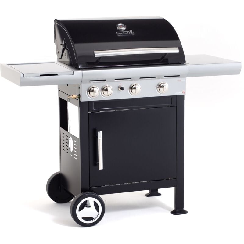 foto del prodotto sochef mistergusto barbecue, nero, 127x57x146 cm
