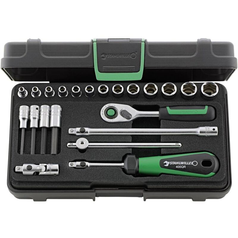 foto del prodotto socket set 1 4 22 pezzi 40 44 17 5qr