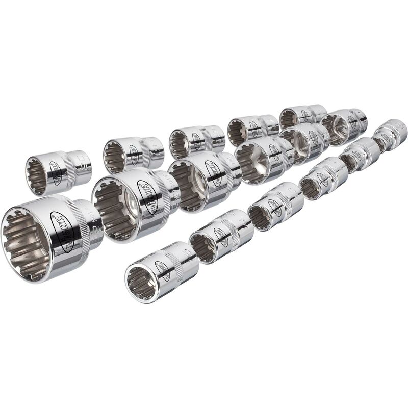 foto del prodotto socket with multi purpose profile, set v1898 attacco quadro, cavo, 1 2 di pollice 12,5 mm multiprofilo 10 32 numero utensili 17