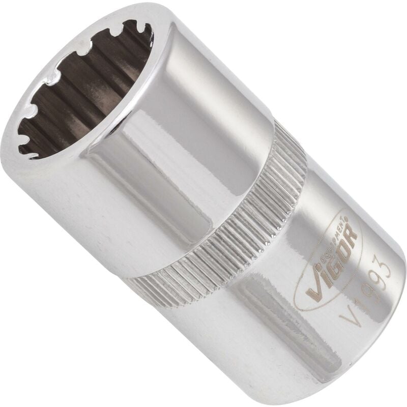 foto del prodotto socket with multi purpose profile v1993 attacco quadro, cavo, 1 2 di pollice 12,5 mm multiprofilo size 15 mm