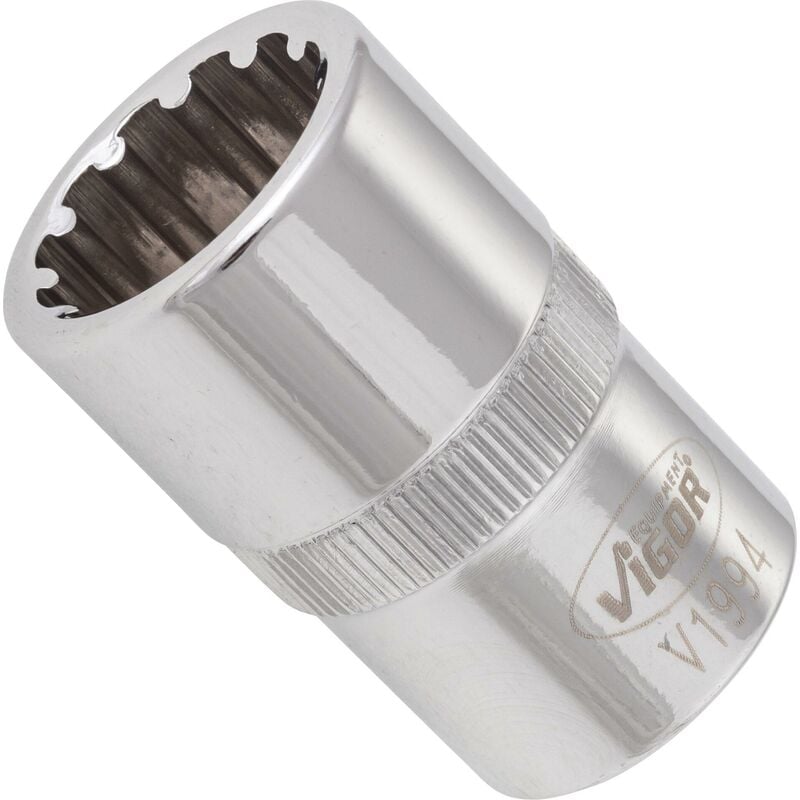 foto del prodotto socket with multi purpose profile v1994 attacco quadro, cavo, 1 2 di pollice 12,5 mm multiprofilo size 16 mm