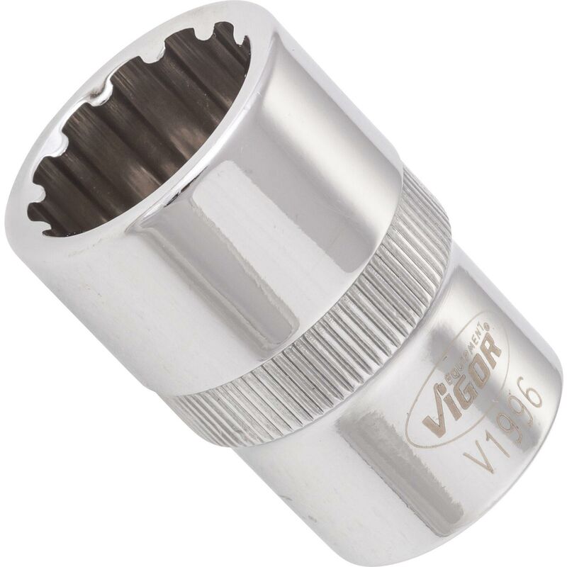 foto del prodotto socket with multi purpose profile v1996 attacco quadro, cavo, 1 2 di pollice 12,5 mm multiprofilo size 18 mm