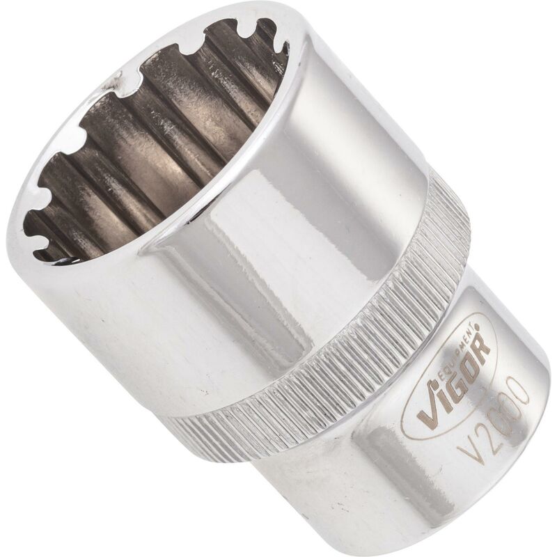 foto del prodotto socket with multi purpose profile v2000 attacco quadro, cavo, 1 2 di pollice 12,5 mm multiprofilo size 22 mm