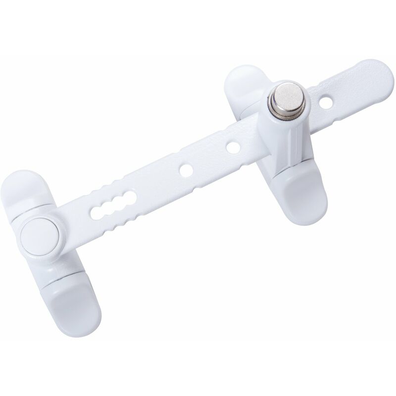 foto del prodotto socona l6 sicurezza per finestre a pulsante, colore bianco