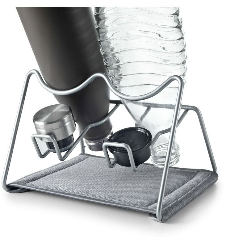 foto del prodotto sodatex 2 - scolabottiglie con tappettino - (323002) - metaltex