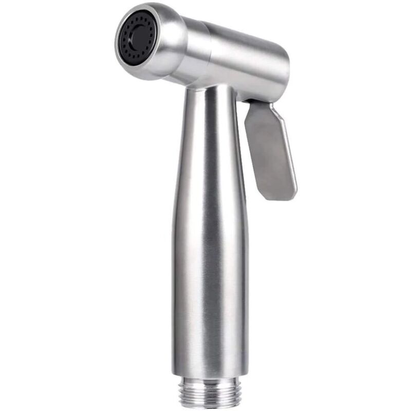 foto del prodotto soekavia spruzzatore per wc per bidet in acciaio inossidabile spruzzatore portatile con gancio, facile da installare, per l igiene personale e