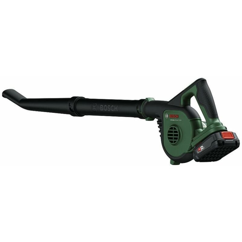 foto del prodotto soffiatore a batteria soffiatore universale 18v 130 bosch verde 1x2,5ah 06008c6001