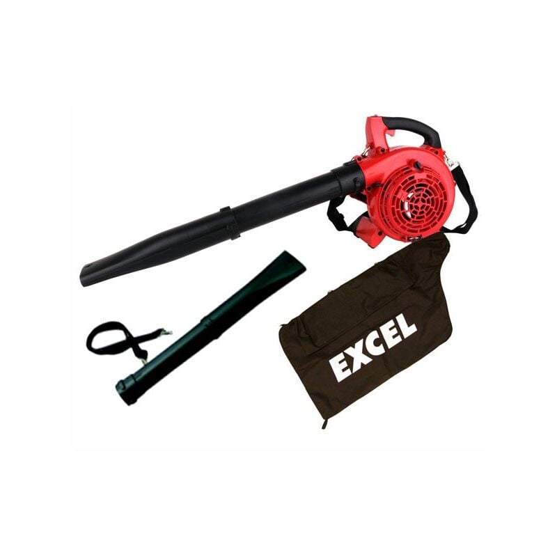 foto del prodotto soffiatore a scoppio 25cc gp26a green power sacco 35lt e tubo aspirazione