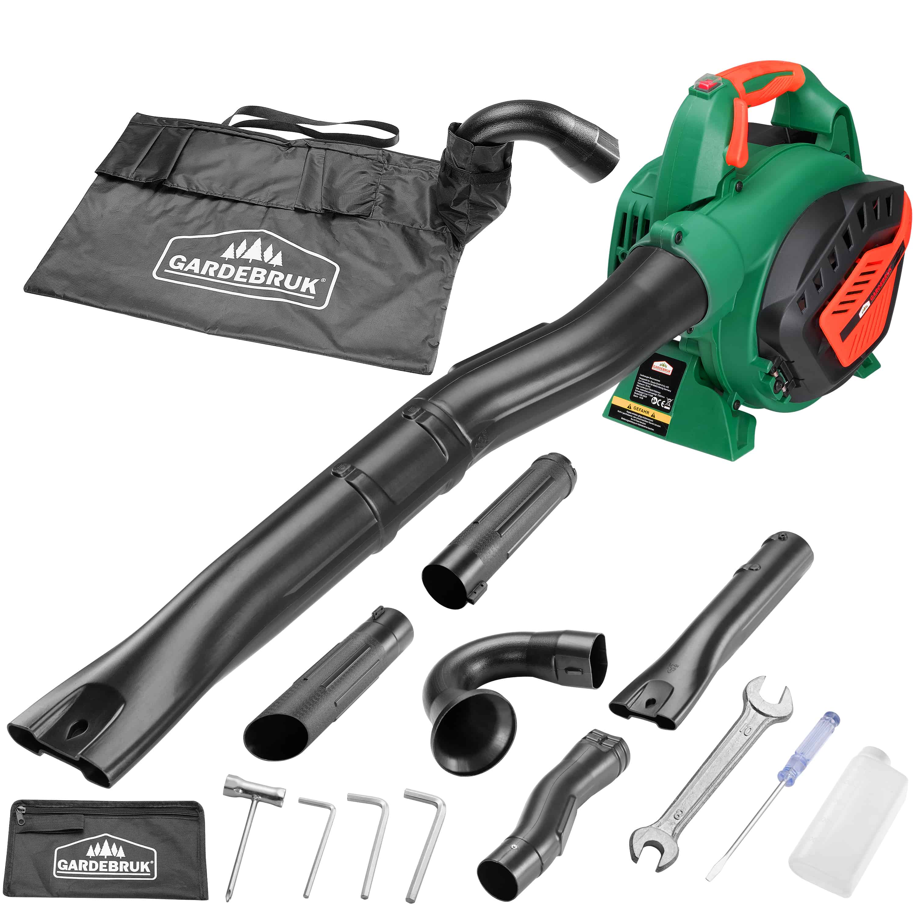 foto del prodotto soffiatore aspiratore benzina sacchetto 45l