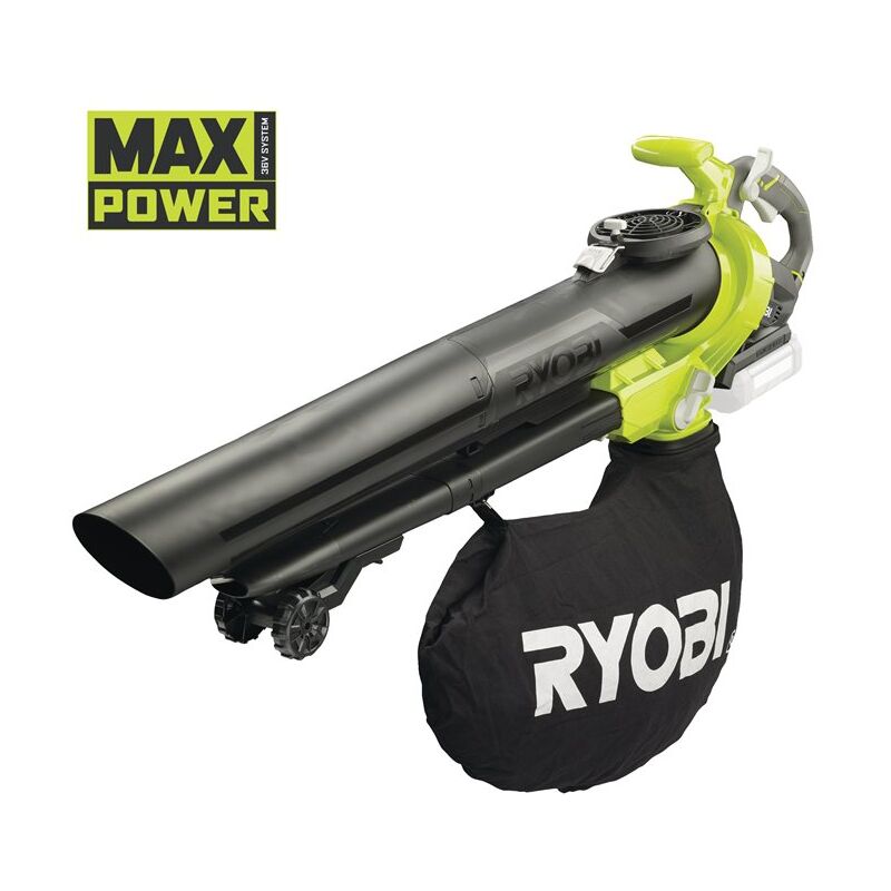 foto del prodotto soffiatore aspiratore trituratore 36v max power venduto senza batteria o caricabatterie 