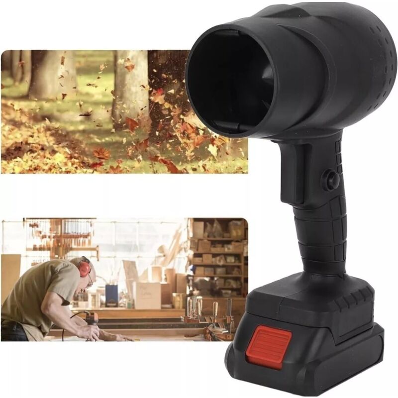 foto del prodotto soffiatore elettrico con doppia batteria 48v 3.0ah portatile senza fili potente e pratico