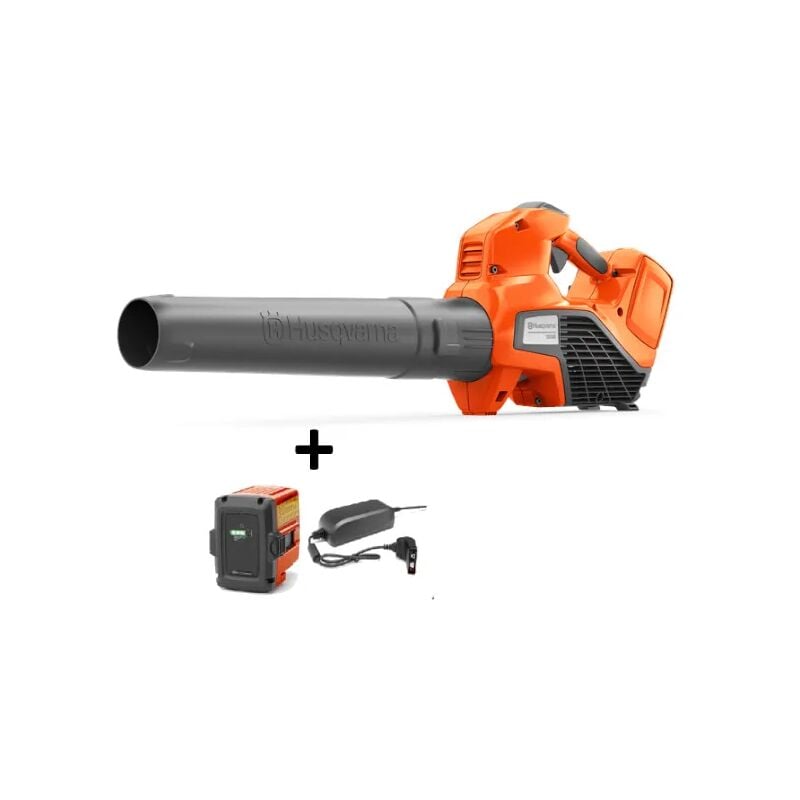 foto del prodotto soffiatore foglie 36v a batteria husqvarna 120ib kit