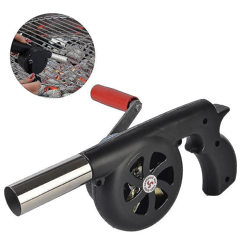 immagine 0 del prodotto soffiatore manuale per barbecue, cucina all aperto, soffiatore a manovella, soffiatore manuale per campeggio