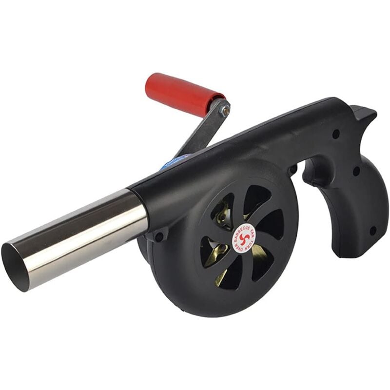 foto del prodotto soffiatore manuale per barbecue ventilatore per cucinare all aperto, barbecue, camino