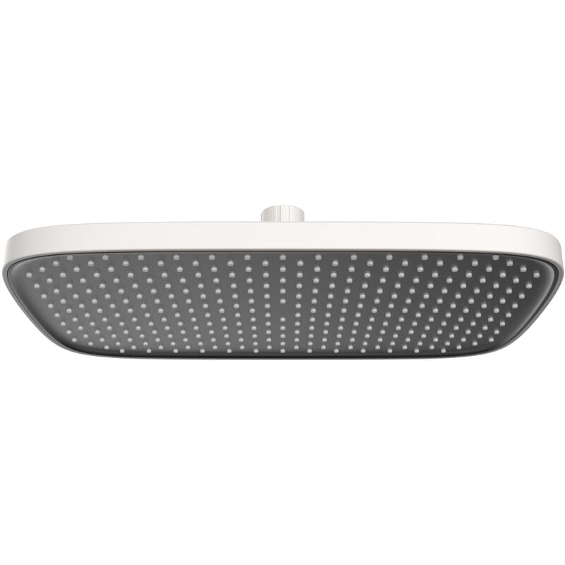 foto del prodotto soffione a pioggia d2201e quadrato 30 x 21 cm anti calcare colore selezionabile wei schwarz matt de 