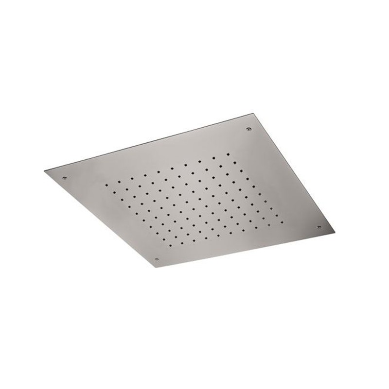 foto del prodotto soffione a soffitto in acciaio inox quadrato