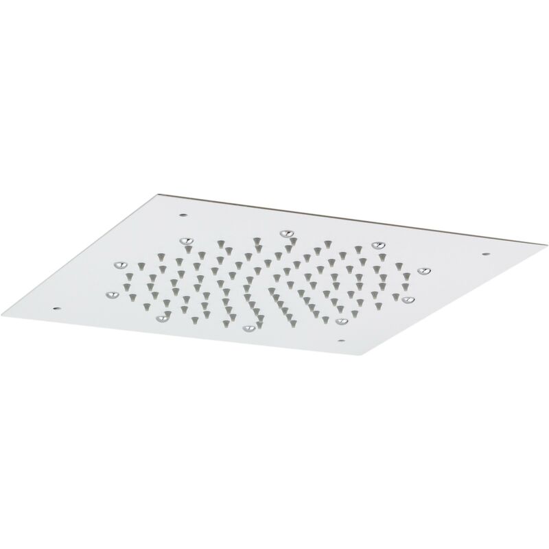 foto del prodotto soffione da incasso a soffitto in colore bianco opaco pollini acqua design marte sd4960303bo bianco opaco
