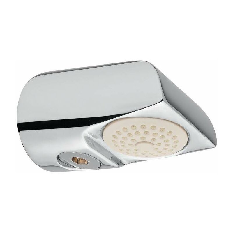 foto del prodotto soffione doccia a parete antivandalo con limitatore di portata idral 09036 cromo