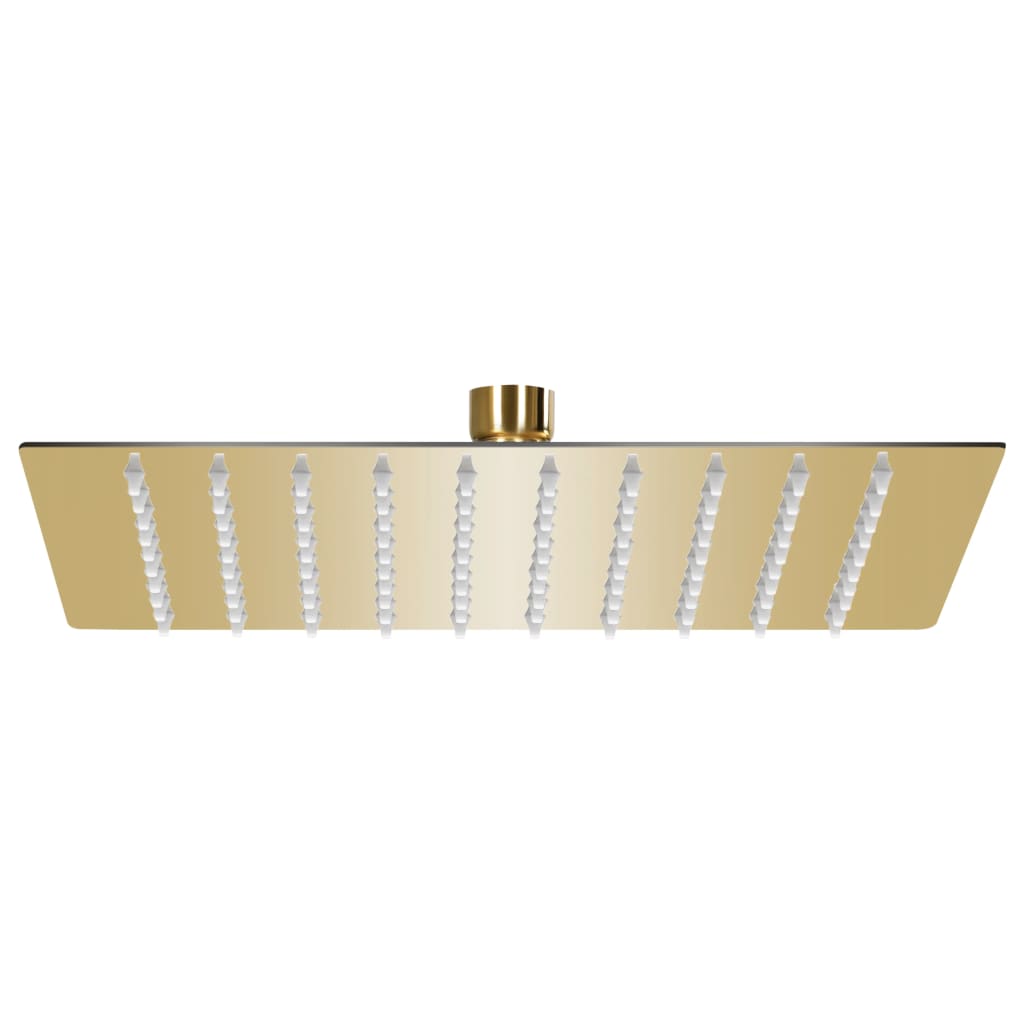 foto del prodotto soffione doccia a pioggia acciaio inox 20x20 cm quadrato oro 02 0002090