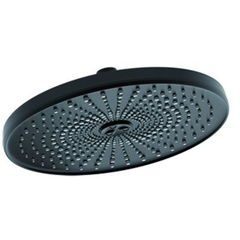 foto del prodotto soffione doccia augusta nero diam. 250 mm