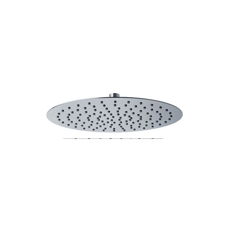 foto del prodotto soffione doccia in acciaio inox roma, con snodo senza braccio doccia 250 mm
