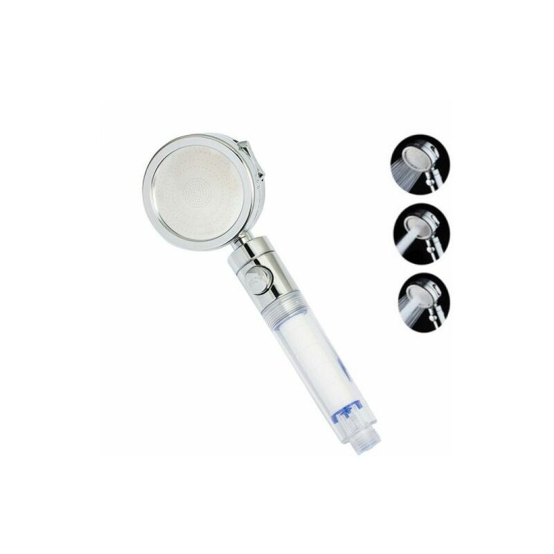 foto del prodotto soffione doccia multigetto rotondo doccetta massaggio anticalcare art. 52999